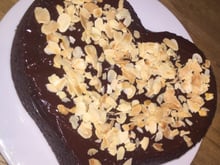 Gâteau au chocolat et amandes