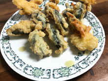 Huîtres en tempura