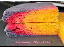 Le gâteau arc en ciel