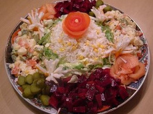Salade composée au riz