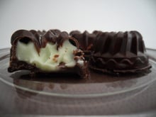 Chocolats ganache à la menthe