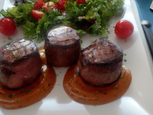 Tournedos à la plancha et sa sauce vierge