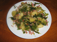 Salade aux lards Saint-Michelloise rustique