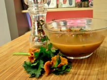 Sauce giroles et vin blanc