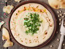 Houmous au cumin et paprika doux