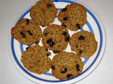 Cookies aux raisins et à la cannelle