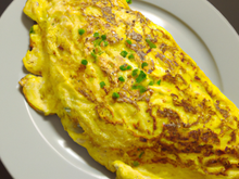Omelette au fromage vite faite