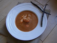 Nage de langoustines à la vanille