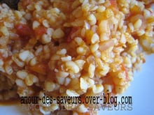 Boulgour aux tomates