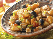 Tajine de tofu aux olives