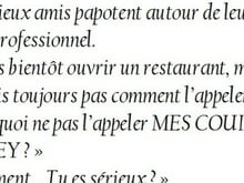 Comment bien choisir le nom de son restaurant ?