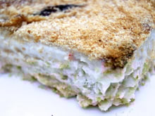 Coquilles de poisson en gratin