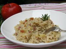 Risotto aux Pommes et au Romarin