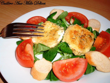 Chèvre chaud pané au thym