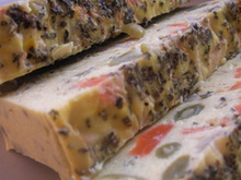 Terrine aux petits légumes et au basilic