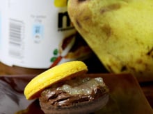 Macaron poire et Nutella