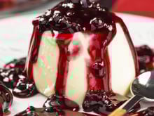 Panna Cotta aux cerises noires
