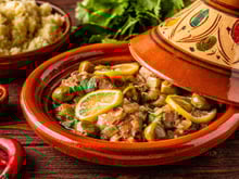 Tajine de poulet aux olives léger