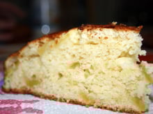 Gâteau pommes et ricotta