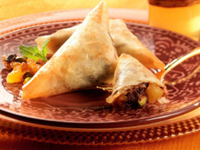 Samossas figues abricots