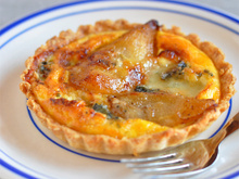 Tartelettes aux poires et roquefort Papillon