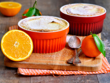 Petits flans à la clémentine