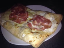 Pizza maison bianca coppa