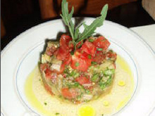 Salade tiède d'aubergines