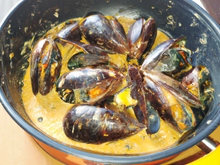 Moules à la fourme d'Ambert