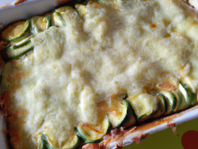 Gratin de courgettes aux 3 fromages
