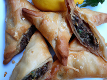 Samoussas Bleu du Vercors Sassenage AOP et au nougat