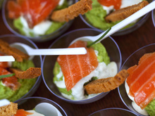 Verrine avocat et saumon au Tartare