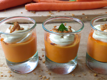 Verrine de carotte au Philadelphia