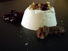 Fouetté et glacé de roquefort papillon surpiqué de balsamique sucré