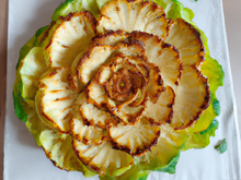 Galette de chou fleur à la fourme d'Ambert