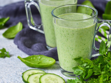Smoothie concombre et chèvre