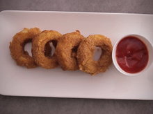 Onion rings au fromage