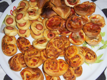 Rouleau et petites saucisses