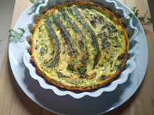 Flan de courgettes au cumin