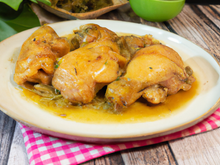 Poulet de Houdan au cidre