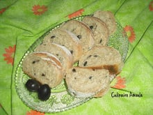 Pain aux olives à la farine complète