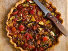 Tarte salée ensoleillée