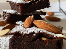 Brownies collants à la poudre d'amande