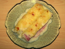 Poireaux au jambon gratinés