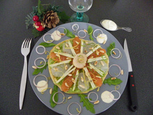 Duo de Gravlax sur un blini