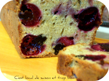 Cake aux cerises et réglisse