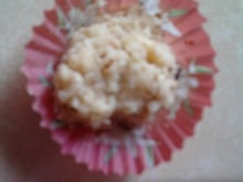 Rose des sables au chocolat blanc et feuilles de brick