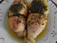 Suprêmes de chapon dorés à la poêle et à la sauce estragon