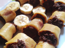 Nems chocolat-banane