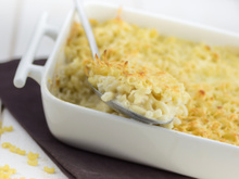Gratin de pâtes maison
